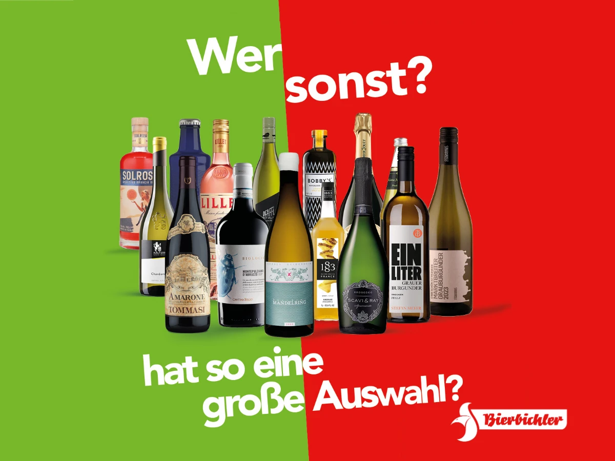 Verführung pur - mit ausgewählten Genüssen.. jetzt neu das Bierbichler Getränkesortiment!