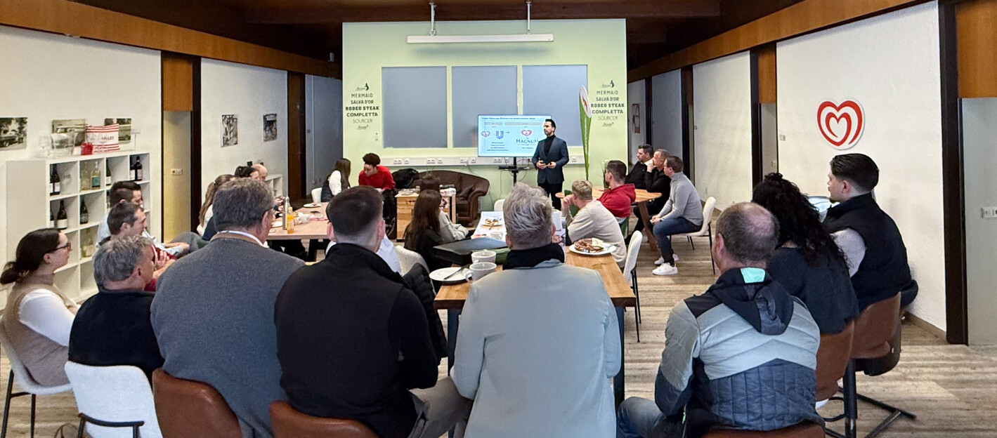 Lieferanten stellen sich bei Bierbichler vor.. 