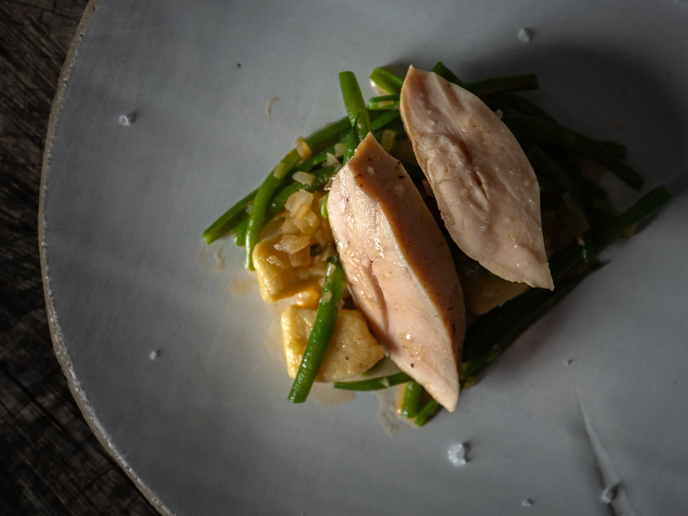 leckeres Huhn auf Kartoffelnocken und Bärlauch - created by Andi Schweiger leckeres Huhn auf Kartoffelnocken und Bärlauch - created by Andi Schweiger