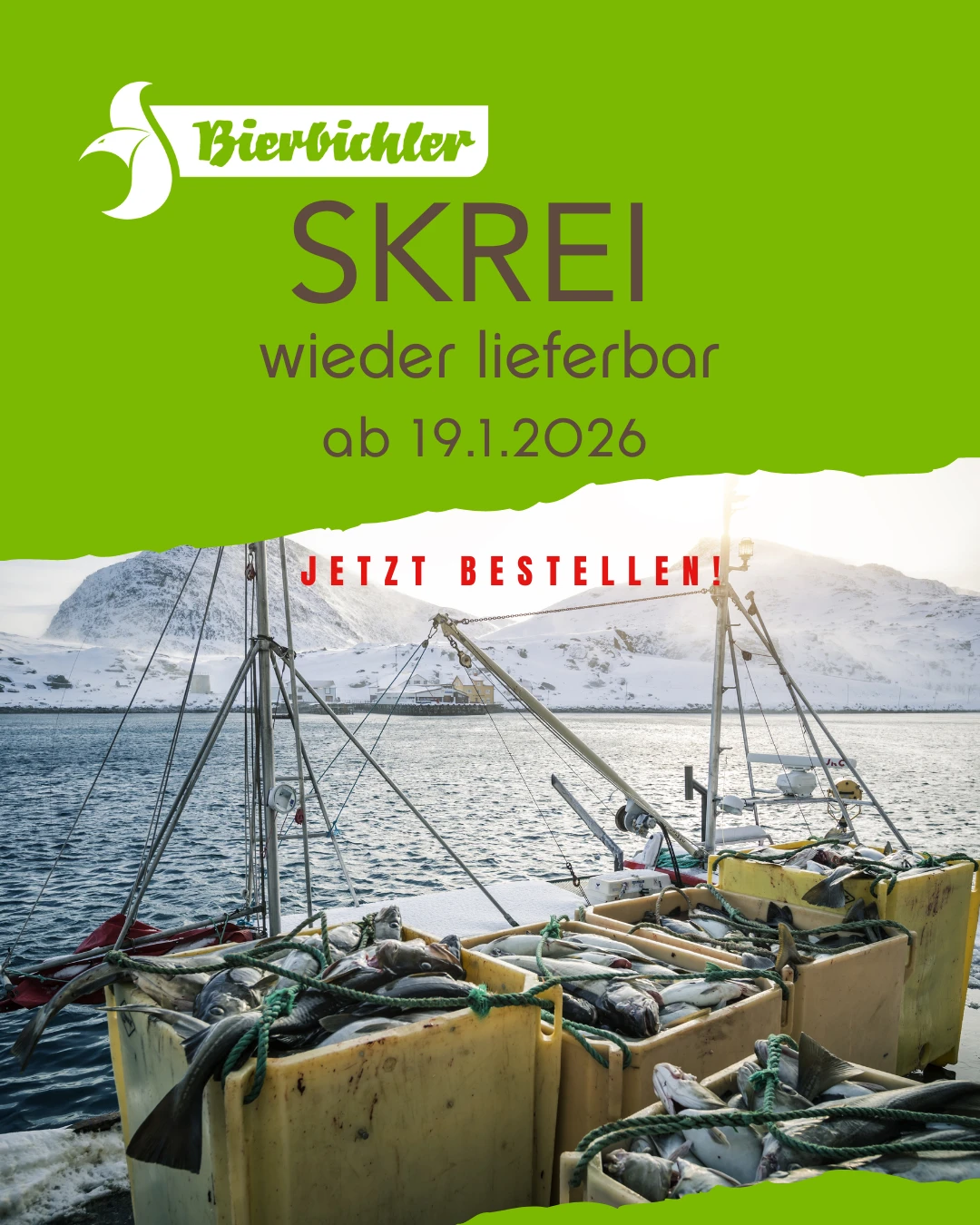 SKREI ist wieder verfügbar!